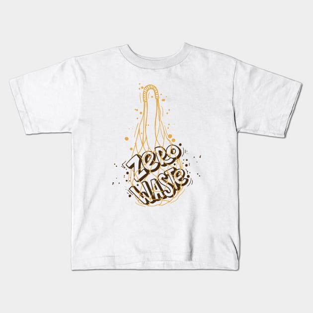 Zero waste Concept Kids T-Shirt by Mako Design 